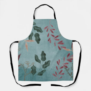 Elegant Tropical Botanical Apron