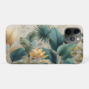 Elegant Tropical Botanical Wall Mural iPhone 11 Pro Case