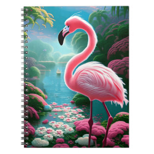 Elegant Tropical Flamingo-70852 Notebook
