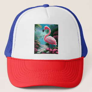 Elegant Tropical Flamingo-70852 Trucker Hat
