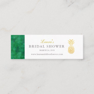 Elegant tropical Insert card