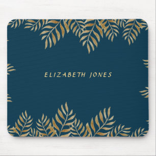 Elegant Tropical Makeup Artist Mouse Mat