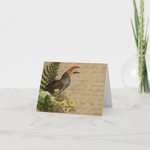 Elegant Tropical Note Card