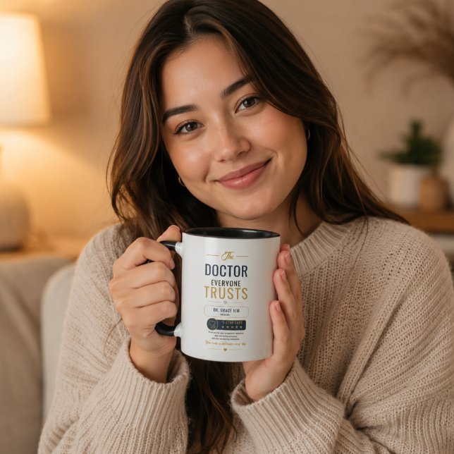 Elegant Trusted Doctor Oncology Appreciation Mug (Elegant Trusted Doctor Oncology Appreciation Mug
)