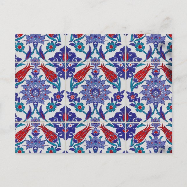 Elegant Tulip and Rose Floral Flowers Photography Postcard (Front)