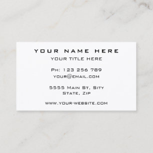 Elegant Two Colour Business Logo - Orange and Whit Card