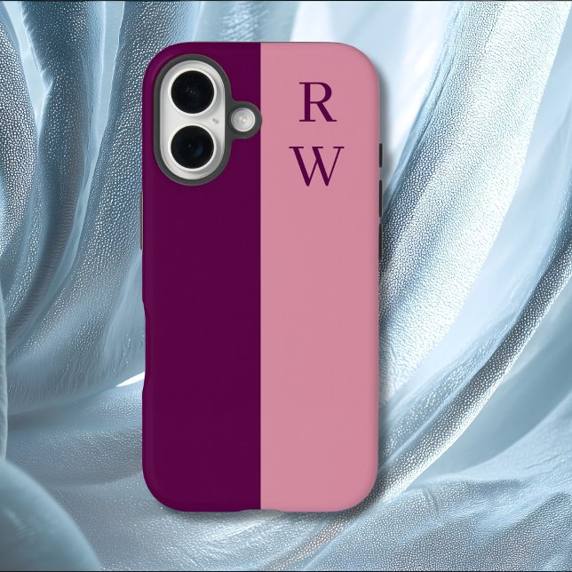 Elegant Two Tone Pink Case-Mate iPhone Case (Creator Uploaded)