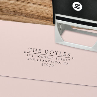 Elegant Type Return Address Self-Inking Stamp