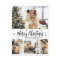 Elegant Typography 4 Photo Collage Christmas  Post