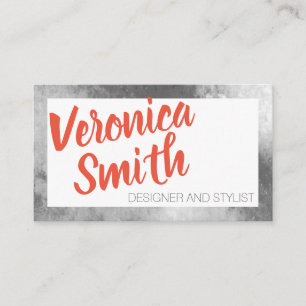 Elegant Typography Business Card