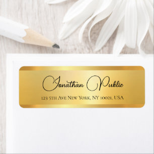 Elegant Typography Handwritten Return Address