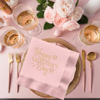 Elegant Typography Happy Valentine's Day Stamped