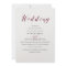 Elegant Typography | Marsala Wedding