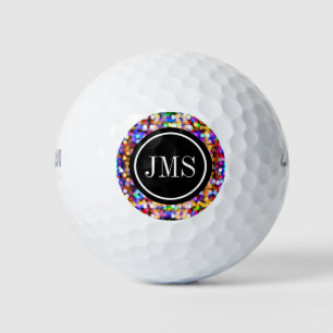 Elegant Typography Modern Monogram Golf Balls