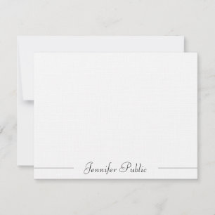 Elegant Typography Modern Simple Template Linen