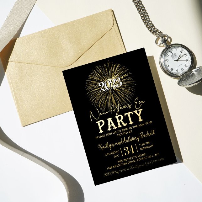 Elegant Typography New Year's Eve Party Real (Creator Uploaded)