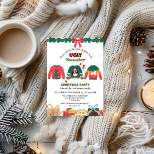 ELegant Ugly Sweater christmas party  Invitation