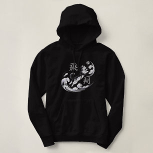 Elegant Ukiyo-e Cat Soccer For Japanese Art & Cat Hoodie