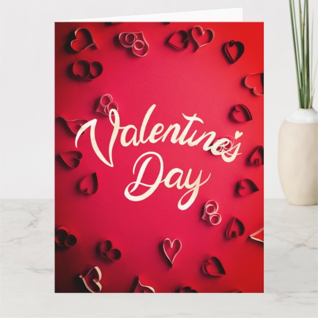 ELEGANT VALENTINE'S DAY CARD (Front)
