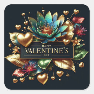 Elegant Valentines Day Envelope Seal