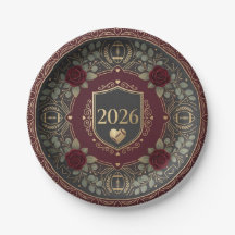 Elegant Valentine's Day Super Bowl Plate