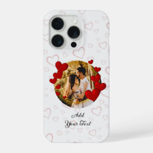 Elegant Valentines, Love, Anniversary Red Heart iPhone 15 Pro Case