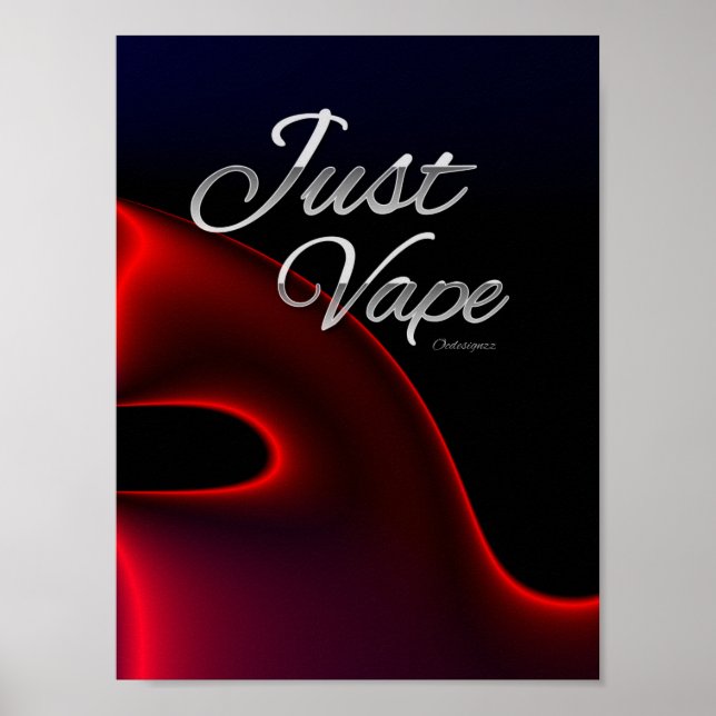 Elegant Vaping Poster (Front)