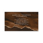 Elegant Velvet Rust Gold Marble Agate Geode