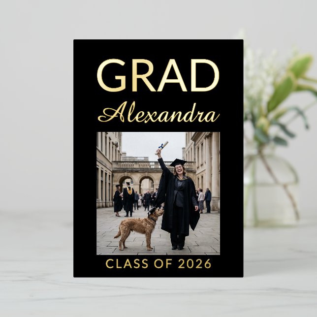 Elegant Veterinary Medicine Graduation Party (Standing Front)