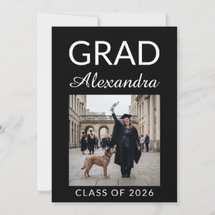 Elegant Veterinary Medicine Graduation Party Invitation