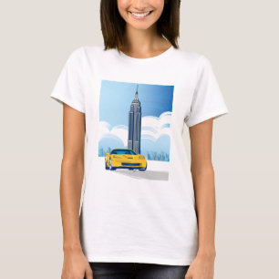ELEGANT VETTE AUTOMOBILE ART T-Shirt