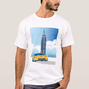 ELEGANT VETTE AUTOMOBILE ART T-Shirt