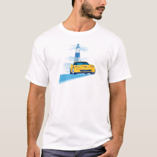 ELEGANT VETTE AUTOMOBILE ART T-Shirt