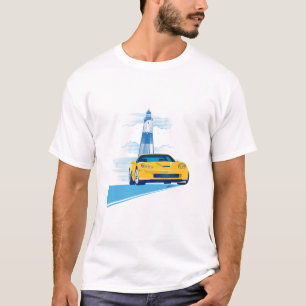 ELEGANT VETTE AUTOMOBILE ART T-Shirt