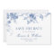 Elegant Victorian Blue French Floral Wedding