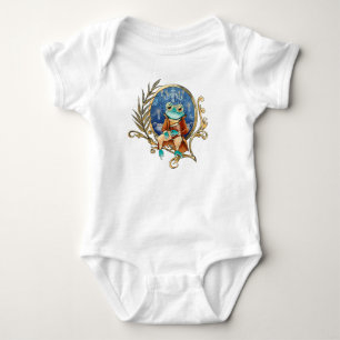Elegant Victorian Frog Baby Bodysuit