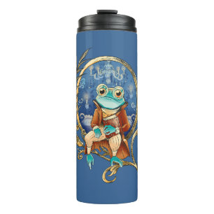 Elegant Victorian Frog Thermal Tumbler