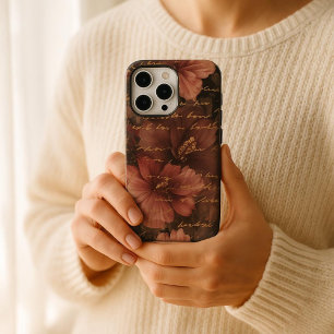 Elegant Victorian Hibiscus Romance iPhone 16 Pro Max Case
