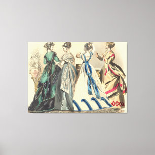 Elegant Victorian Ladies  Canvas Print