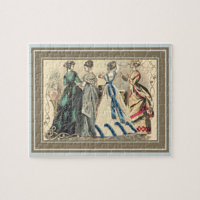 Elegant Victorian Ladies Jigsaw Puzzle (Horizontal)