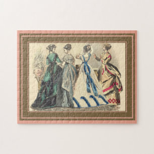 Elegant Victorian Ladies Jigsaw Puzzle