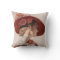 Elegant Victorian Lady Art Floral Roses Hat Pillow