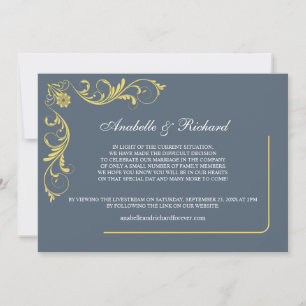 Elegant Victorian Wedding Announcement