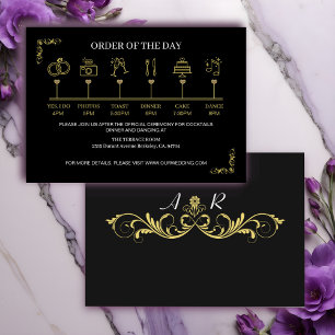 Elegant Victorian Wedding Enclosure Card