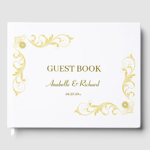 Elegant Victorian Wedding Guest Book