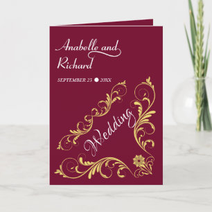 Elegant Victorian Wedding  Invitation