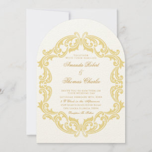 Elegant Victorian Wedding Invitation