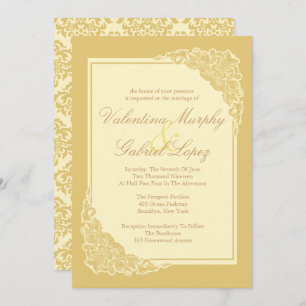 Elegant, Victorian Wedding Invitations