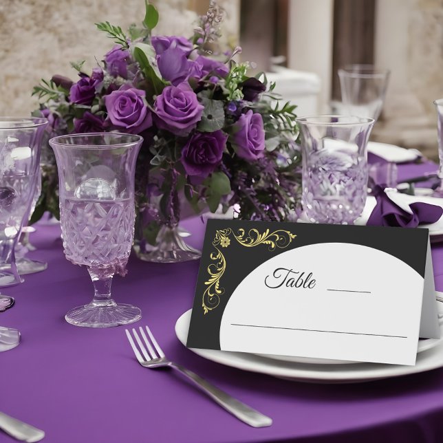 Elegant Victorian Wedding  Place Card (Creator Uploaded)