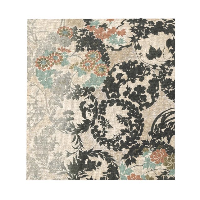 Elegant  Vines Notepad (Front)